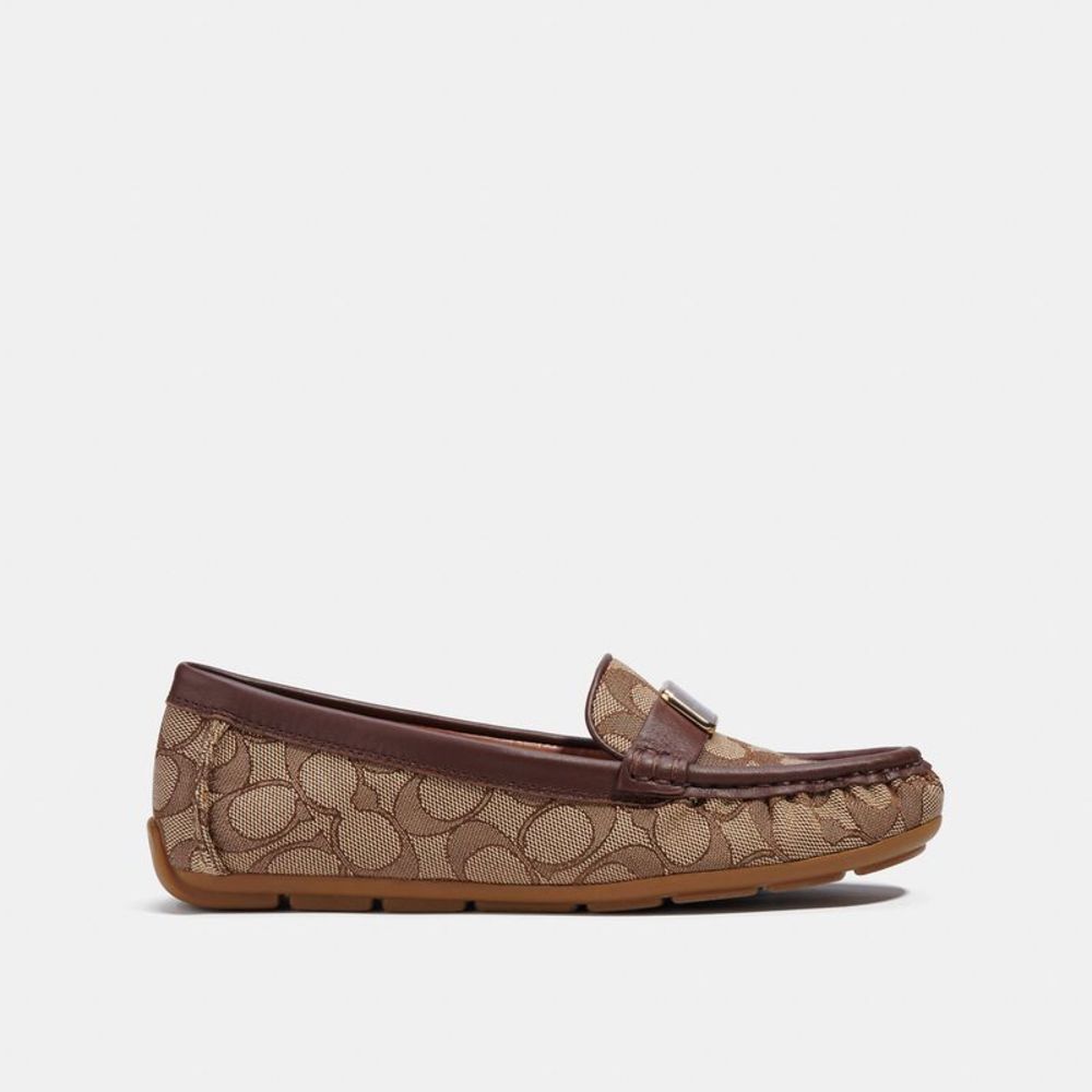 NWT Coach Outlet Mona Driver In Signature Jacquard - Picture 2 of 6
